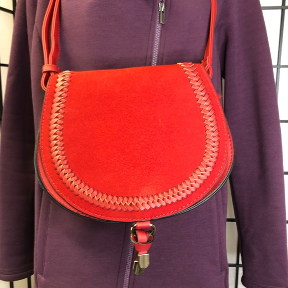 Women NWOT vegan leather crossbody bag designer inspired - Picture 4 of 9